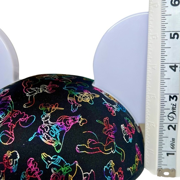 Disney Parks Flashing Light Up Mouse Ear Hat Glow with the Show Multicolor Adult - Picture 12 of 16